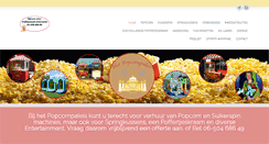 Desktop Screenshot of hetpopcornpaleis.nl